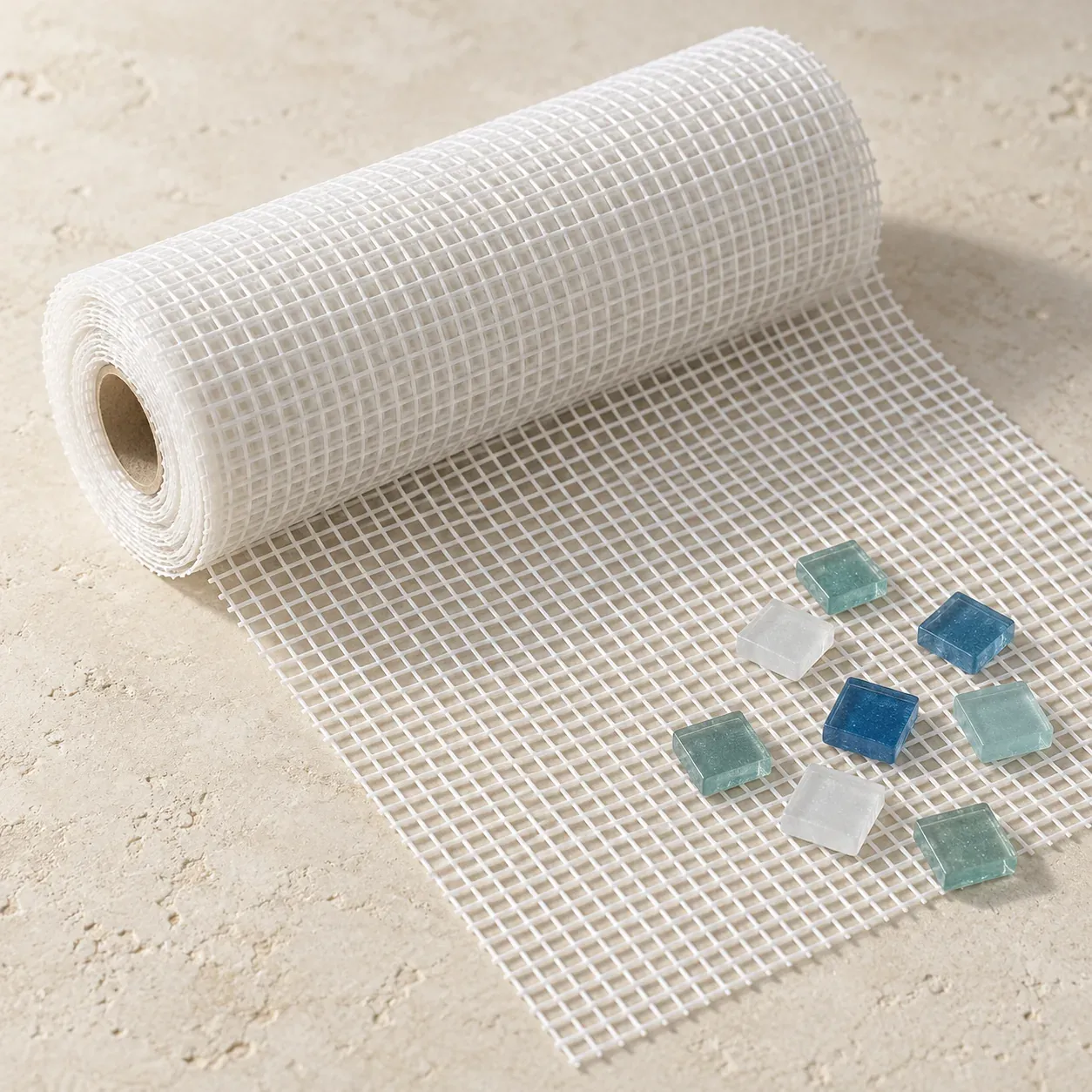 Filet en fibre de verre pour mosaïque 1 m²