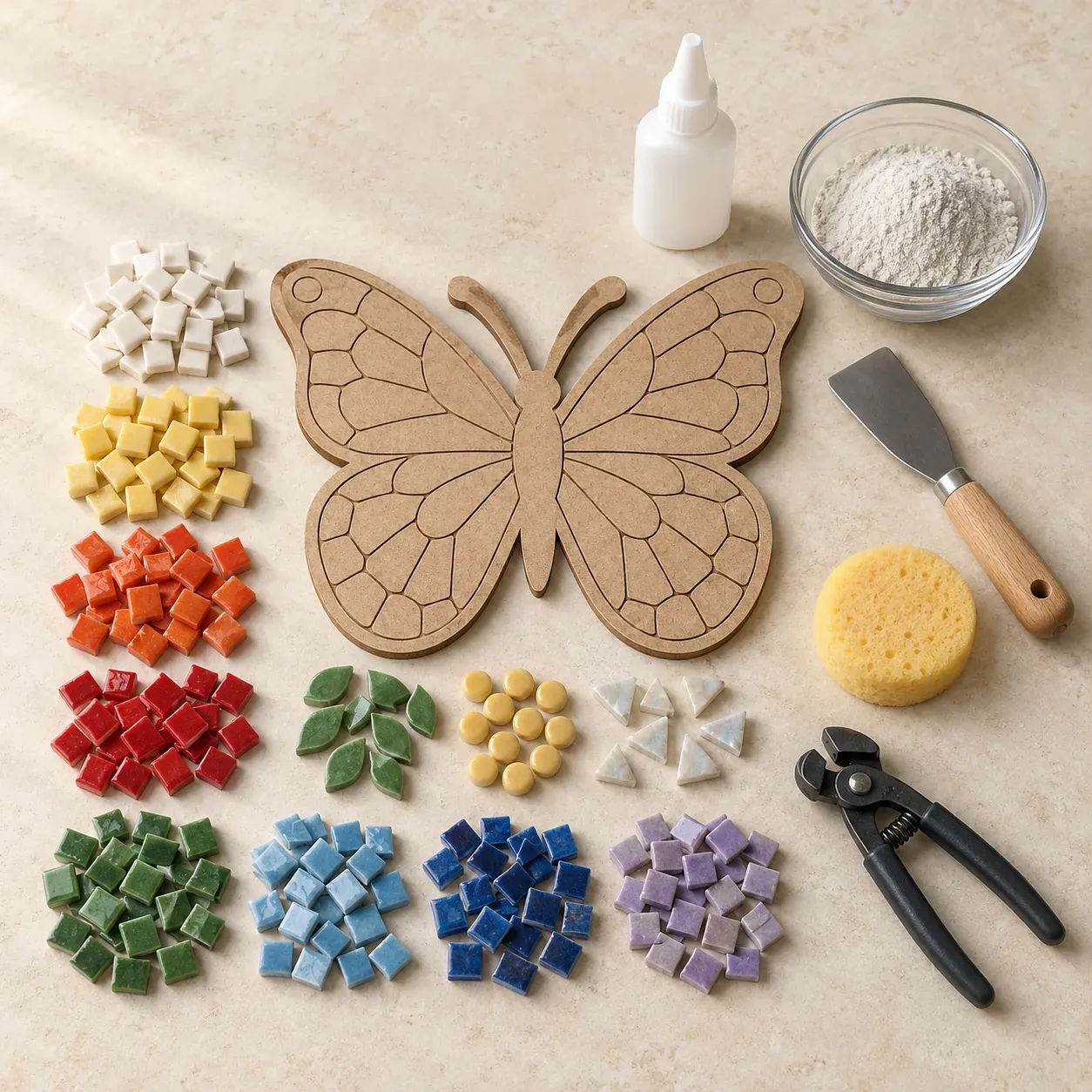 Kit mosaïque enfant : hibou