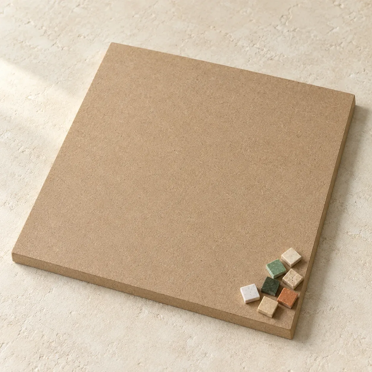 Support en bois carré 30 cm à mosaïquer